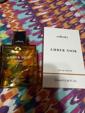 Celesty Amber Noir 100 m l new with box